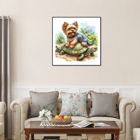Acudotr Diamond Painting Kits for Adults, 5D DIY Diamond Art Kits for Beginners, Full Drill Diamond Painting Kits for Home Wall Decor, Dog, 12x12 Inch Acudotr