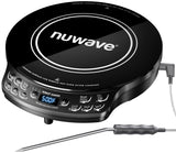 Nuwave Portable Induction Cooktop Diamond with Probe, Advanced Countertop Burner, 91 Temps from 50°F to 500°F, 12”Shatter-Proof Ceramic Glass & 6.5”Heating Coil, Ideal for RV Camp,Small Apt,Travel Nuwave