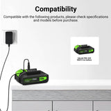 20V Lithium Battery Charger Compatible with Galax PRO Cordless Mini Circular Saw 96504 96505 95307 D6001 and More, 20V Charger Power Adapter Replacement for 91140, Power Supply White 1.5M OatXtorpor