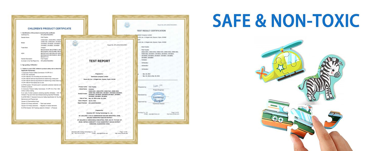 Magnetic Puzzles for Toddlers 2-4, Travel Puzzles Games for Kids Ages 1-3, Activities Toy Jigsaw Puzzles Book for Boys & Girls 1 2 3 4 5, Learning Magnet Present for Road Trip Unistylar