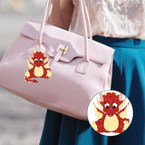 JBTM24 Diamond Painting Keychains Kits, Double Sided Diamond Art Keyrings for Adults, DIY Art Key Rings Ornaments Kits (Dinosaur) JBTM24