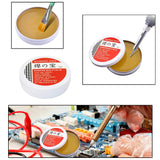 4-in-1 welding tool set, soldering iron tip cleaner + 0.6mm solder wire (1.76 oz / 50 g) + Rosin Solder Flux Paste (0.35 oz / 10 g), no-clean soldering core (2.0mm, 29.5 inches) YCD