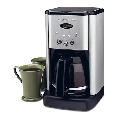 Cuisinart DCC-1200P1 Brew Central 12-Cup Programmable Coffeemaker Coffee Maker, Carafe, Brushed Chrome