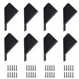 8 Pcs Pergola Brackets, 45-Degree Angle Bracket. Specially for Reinforcing Pergolas and Gazebos. Fits 2" x 4" Lumber. with Drainage Holes Pergola Bracket Kit . Build a Stable Pergola Easily XIHUWZ