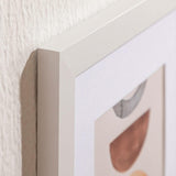 eletecpro 12x12 Picture Frames Set of 9, Classic Gallery Wall Frame Set Displays 8x8 Photo with Mat or 12x12 No Mat, Square Picture Frames Collage Wall Decor, White Home Decor for Hanging eletecpro