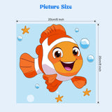 MXJSUA 4 Pack Cute Animals Paint by Numbers Kit with Framed Canvas for Ages 6-12 Kids, Shark Paint by Numbers Kits for Children Beginners, Acrylic Oil Painting for Home Wall Decor Gift (8x8 inch) MXJSUA