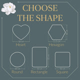 Personalized Wedding Coaster Rustic Decor - Wedding Favors Couple Gifts Wooden Save The Date Monogram Custom Cup Mug - Coasters Ceremony Invitations with Calendar (Hexagon) Enjoy The Wood