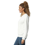 Gildan Adult Fleece Crewneck Sweatshirt, Style G18000, Multipack, White (1-Pack), Large Gildan