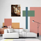 obterie Cat Paint by Numbers Kit for Adults Beginner Books Oil Painting Kit Adult Paint by Number Kits on Canvas DIY Painting for Beginners Art by Numbers for Gifts Home Wall Decor 16x20 Inch obterie