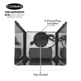 COSMO COS-668WRCS75 30 in. Vista Collection 380 CFM Ducted Wall Mount Range Hood, Touch Controls, LED Lights, Stainless Steel COSMO