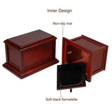 Cherry Solid Wooden Urns for Adult Male, Cremation Urns Eco-Friendly Wooden Casket Urn for Human Ashes Adult Female, Wood Keepsake Memorial Urns XMKAISITE