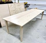 CAROLINA LEG CO. Maple Tapered Dining Legs - Handmade in USA - 3 x 3 x 29 - Set of 4 Wood Table Legs CAROLINA LEG CO.