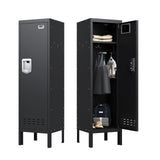 BUTISOW Metal Cabinet Home Office Storage, Lockable Steel Locker with Door, 54" Height, Multi-Purpose for Home, Office, Gym, School, Garage BUTISOW