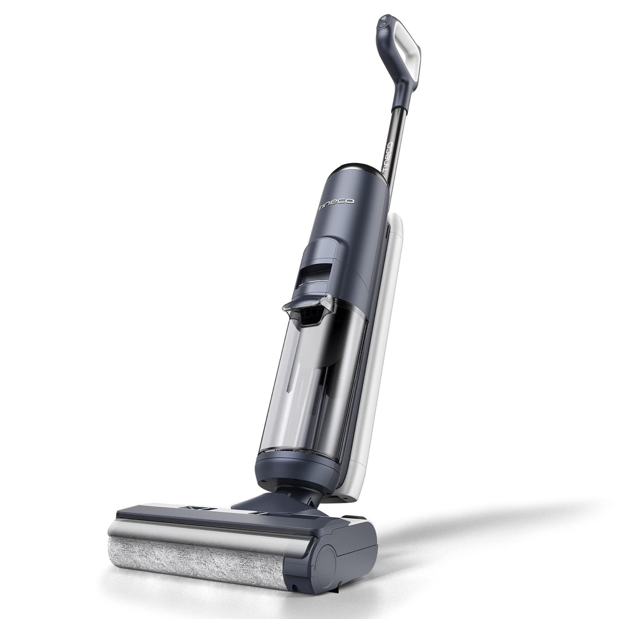 Tineco Floor ONE S5 Smart Cordless Wet Dry Vacuum Cleaner and Mop for Hard Floors, Digital Display, Long Run Time, Great for Sticky Messes and Pet Hair, Space-Saving Design, Blue Tineco