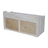 International Concepts Unfinished Storage Box, 23(H) x 47(W) x 19(D) IC International Concepts