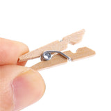 DECORA Sturdy 1 Inch Mini Wooden Craft Clothespins 100pcs DECORA