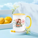 KisSealed 8 Pack Sublimation Mugs Blank,15oz Sublimacion Coffee Mugs Ceramic Cups with Box,Tazas Para Sublimacion,Bulk Mugs for Milk Tea Latte Hot Cocoa,8 Colors KisSealed