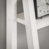 Haotian SoBuy Ladder Shelf Desk, Bookcase, Book Shelf, Leaning Desk with Shelves, Wall Shelf, White FRG60-W SoBuy