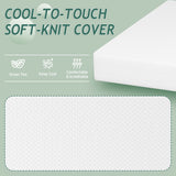 PayLessHere 10 Inch Twin Mattress Green Tea Memory Foam Mattress CertiPUR-US Certified,Medium-firm mattress，Removable Soft Cover,Fiberglass Free,Twin mattresses for Bed Frame, Bunk Bed, Trundle, White PayLessHere