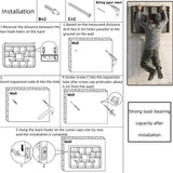 Koenqxoa Solid Wood Shadow Box Display Shelf, Wall Mountable Curio Display Case, Floating Shelf for Collectible Figurines, Multi-Slot Wall Decor Display Case(Small) Koenqxoa