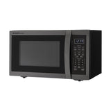 SHARP SMC1452KH ZSMC1452CH 1,100 Watt Countertop Microwave Oven, Cubic Foot, Black Stainless Steel, 1.4 CuFt Sharp