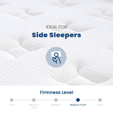 Twin XL Mattress 14 Inch, Coolvie Gel Memory Foam Mattress Bed in a Box, Adaptive Support Breathable Hybrid Mattress with CertiPUR-US Certified, Double Cooling Individually Coil & Medium Plush Support Coolvie