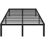 Yaheetech Full Bed Frame with Storage Space, No Box Spring Needed, 14 Inches Powerful Storage Space, Sturdy Steel Slat Support, Black Yaheetech