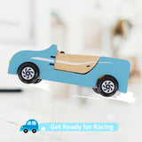 PairPear Wooden Family Car for Dolls,Wooden Toys Dollhouese Furniture Accessories Playset,Kids Pretend Preschool Play Vehicle Toys Gift for Toddler 3 Years and Up PairPear