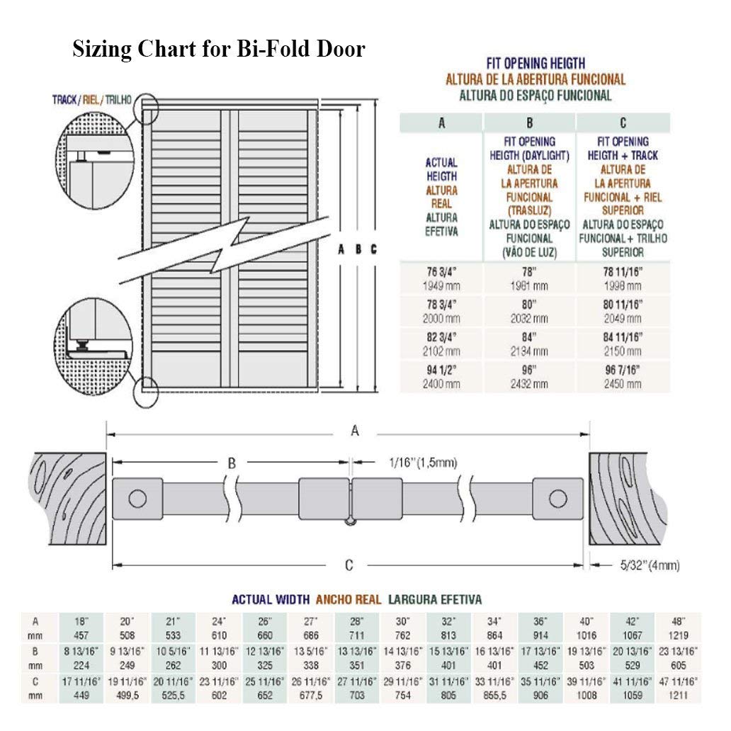 Closet Door, Bi-fold, 6-Panel Style Solid Wood (80x30)