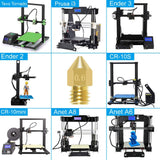 Aokin 8 Pcs 0.6mm MK8 Extruder Nozzles 3D Printer Nozzles for Creality Ender 3/3 Pro/3 V2, Ender 5/5 Pro, CR-10/10S, Makerbot, Anet A8 3D Printer Aokin