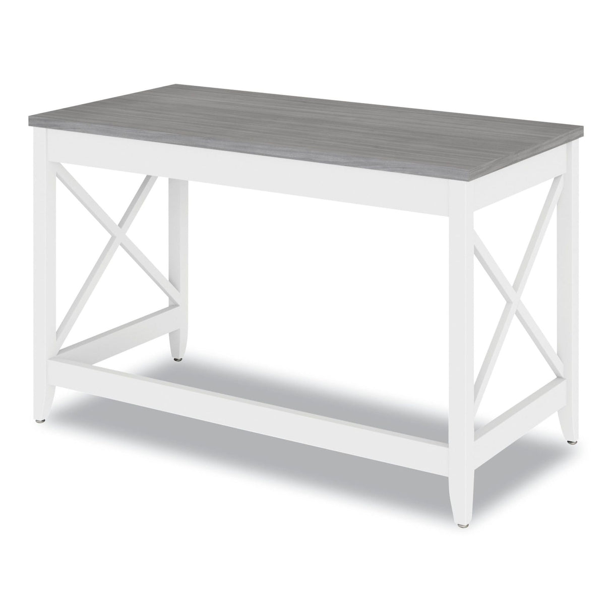 Alera ALEWSF4824GY 47.24 in. x 23.62 in. x 29.53 in. Farmhouse Writing Desk - Gray Alera
