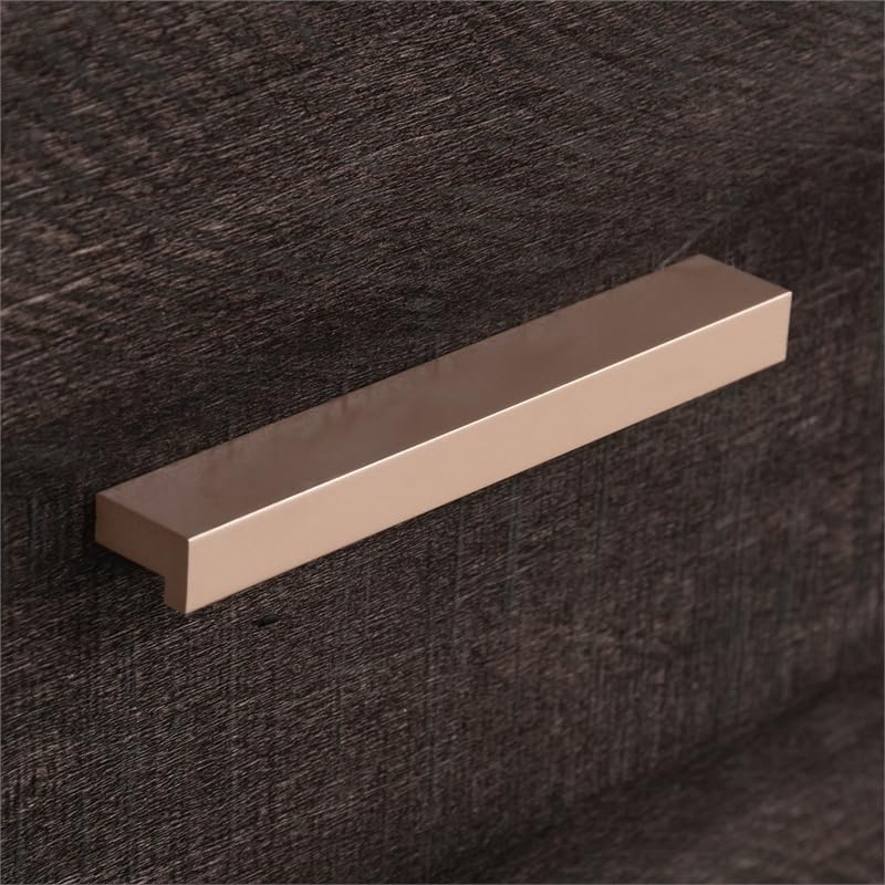 Sauder Walter Heights Engineered Wood Credenza in Blade Walnut Sauder