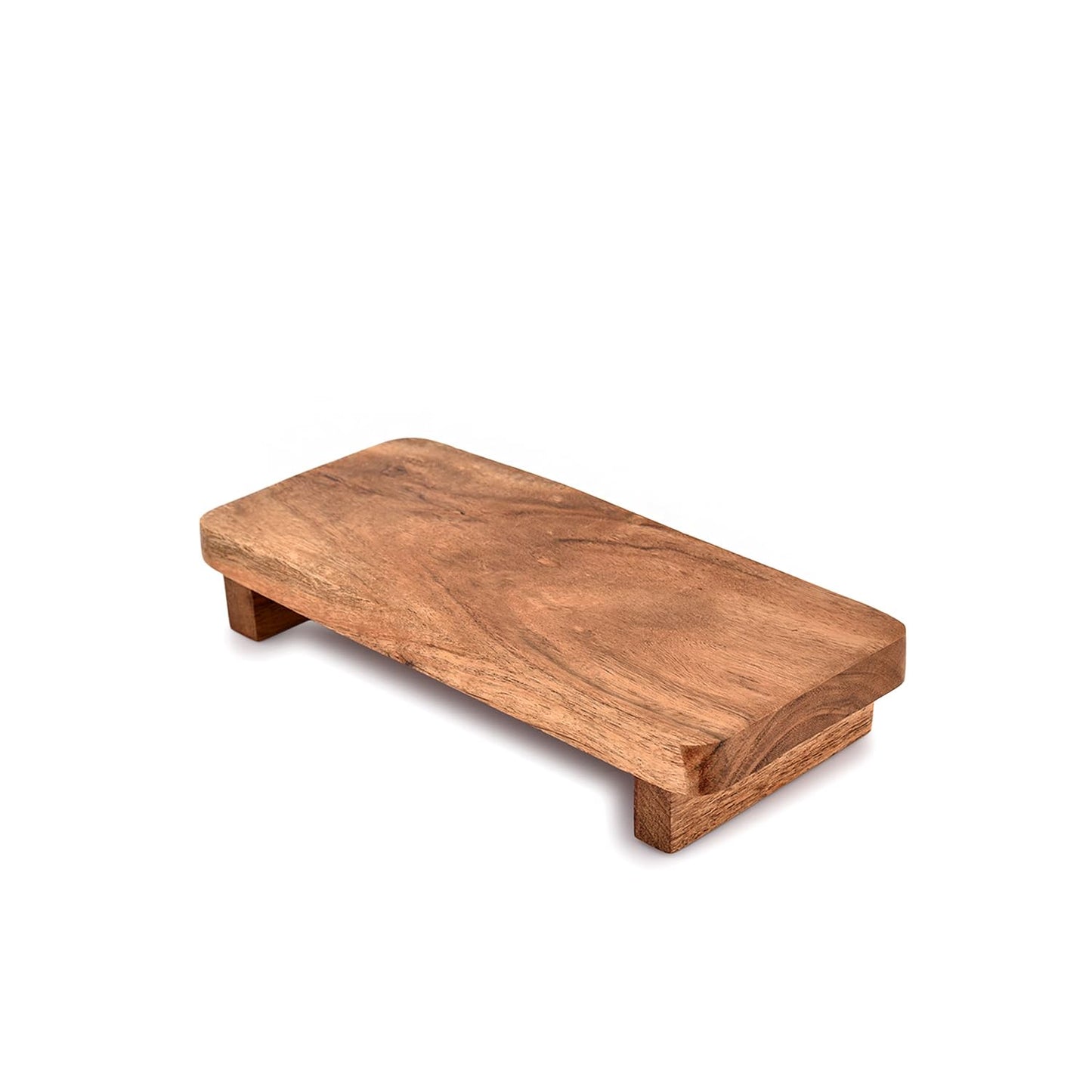 Samhita Display Stands Acacia Wood Modern Farmhouse Décor Displays Decorations for Rustic Home and Kitchen Décor (9" x 4" x 1.5")