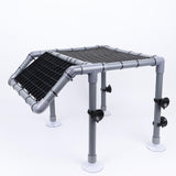 MLONDHSU Large Turtle Basking Platform, Standing Turtle Dock, DIY Basking Platform for Aquatic Turtles, Turtle Tank Accessories(Grey and Black) MLONDHSU