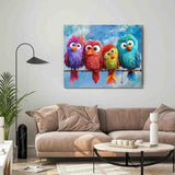 DYAIANGMU Bird Paint by Numbers Kit for Adults Beginner,Paint by Number Kits on Canvas for Adults Beginner,Digital Oil Painting Kits for Home Wall Decor 19.6X15.7 inch (Without Frame) DYAIANGMU