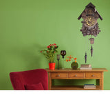 Vmarketingsite Wall Cuckoo Clocks Black Forest Wooden Cuckoo Clock. Black Forest Hand-Carved Cuckoo Clock. Bright Cuckoo Bird Sounds On The Hour and Chime Has Automatic Shut-Off. Excellent Gift. Vmarketingsite