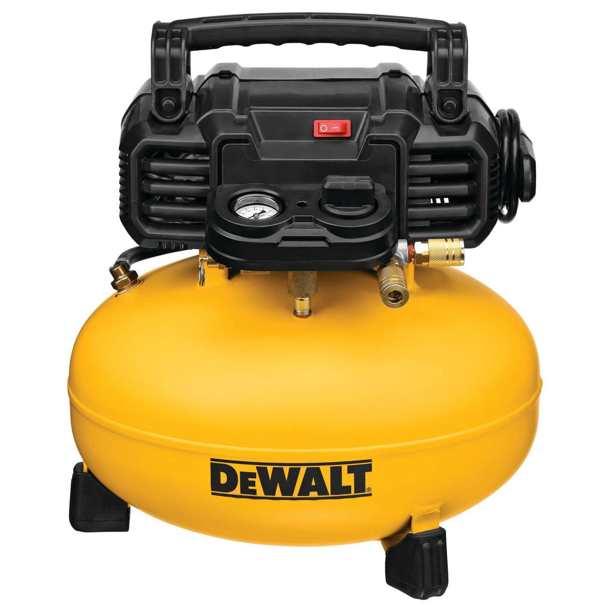 DEWALT DWFP1KIT 18 Gauge Brad Nailer and 6 Gallon Oil-Free Pancake Air Compressor Combo Kit DEWALT
