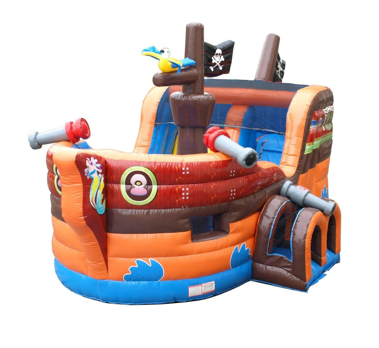 TentandTable Inflatable Bounce House with Slide for Kids 5-12 Large - Commercial Grade Bouncy House for Adults - Jump House, Includes Electric Air Blower - 19' L x 15' W x 14' H - Pirate Ship TentandTable
