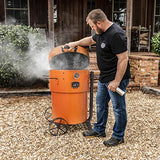 Oklahoma Joe's® Bronco Pro Drum Smoker, Orange - 19202100 Oklahoma Joe's