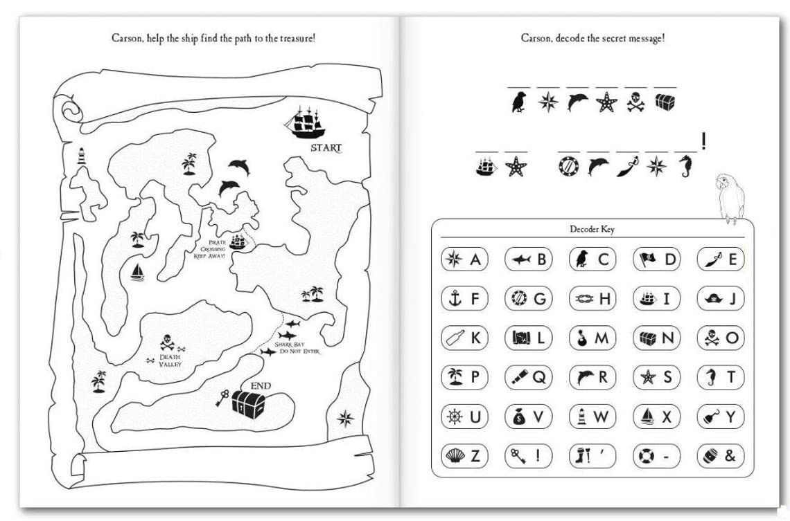 Personalized Coloring & Activity Book for Kids - I See Me! (Pirate) I See Me!
