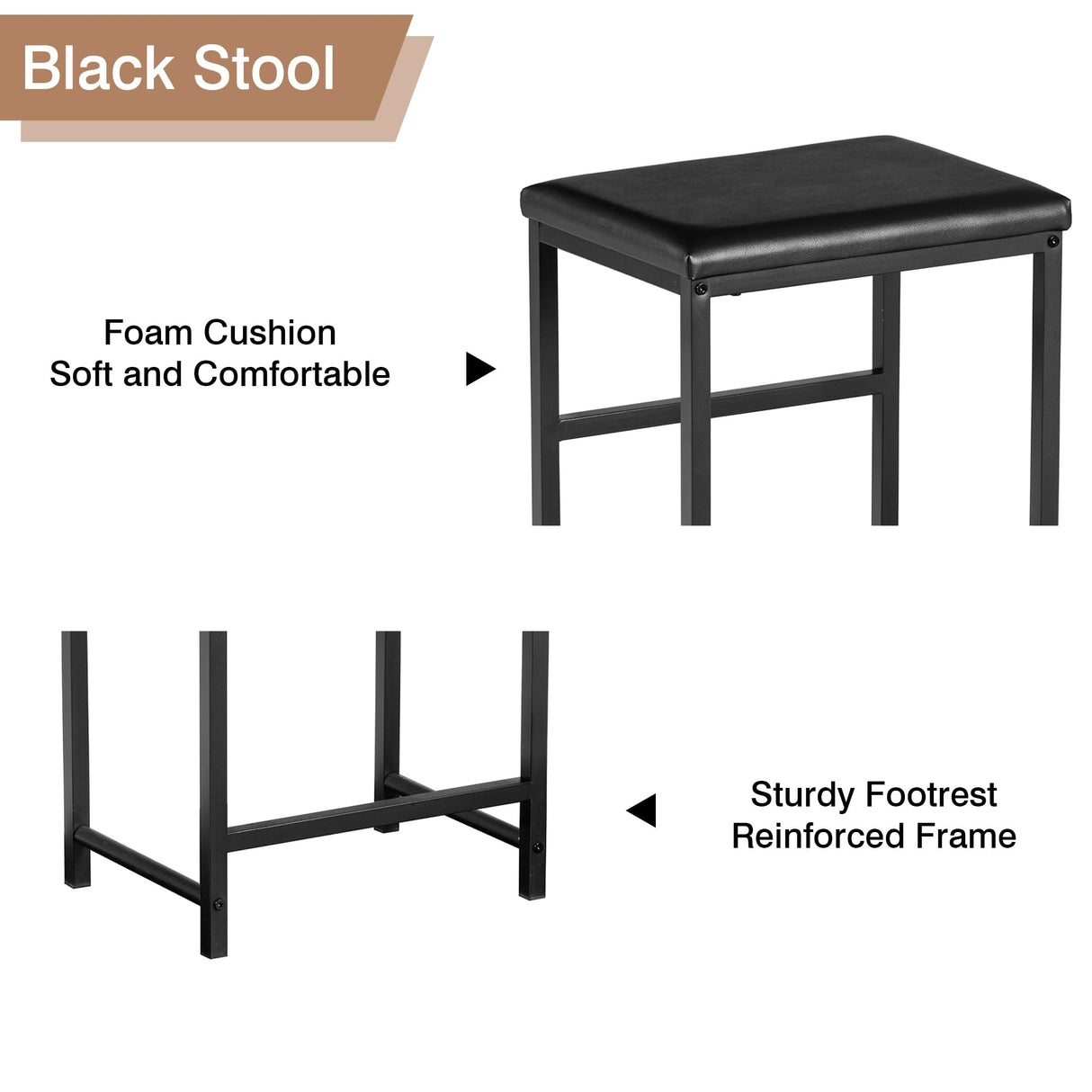 VECELO Drafting Table Adjustable Desk Tilted Tabletop with 2 Storage Drawers and Stool, Art Workstation for Artist Painters Drawing, Crafting, Reading, Writing, Home Office, Rustic Brown VECELO