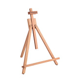 Falling in Art Beechwood 25" Tabletop Easel Display Stand for Painting - Holding Canvas Up to 22 1/2 Inches High, A-Frame Artist Tripod with Rubber Feet, Portable Photo and Sign Holder Falling in Art