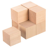 MECCANIXITY 8Pcs Basswood Carving Block, 1.5"x1.5"x1.5" Square Wooden Dowels Blocks for DIY, Arts Decoration, Crafts Whittling, Hand Carved MECCANIXITY