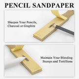 Aenir Blending Stumps for Drawing, Tortillons Blending Stumps Set of 13 Pack with Sandpaper Pencil Sharpener, Paper Art Blenders Tools for Charcoal, Graphite, Drawing Tools for Artists. (13) Aenir