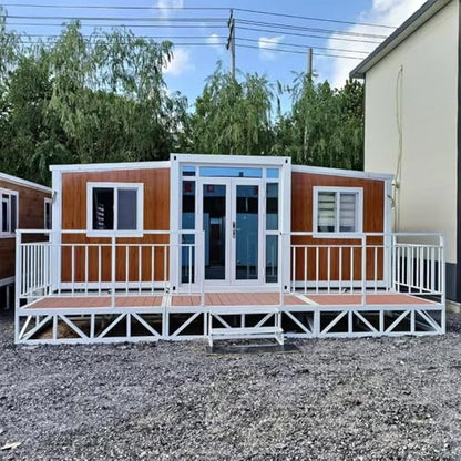 Prefab Container House Construction Sites and Dormitories Quick Assemble House Expandable Detachable Modular Home 20ft 30ft 40ft - WoodArtSupply