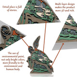 3D Wooden Animals Carving, Multi-Layered Sea Turtle Decor, Carved Animal Statues Wall, Creative Ocean Sculpture, Silhouette Ornament Art for Living Room Bedroom Home Farmhouse Room for Birthday Gifts FNYDOX