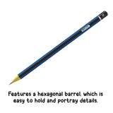 BAZIC Drawing Sketching Pencil Set, HB 2B 4B 6B 7B 8B, Professional Graphite Sketch Kit Pencils, for Artists Adults Beginners (6/Pack), 1-Pack BAZIC Products