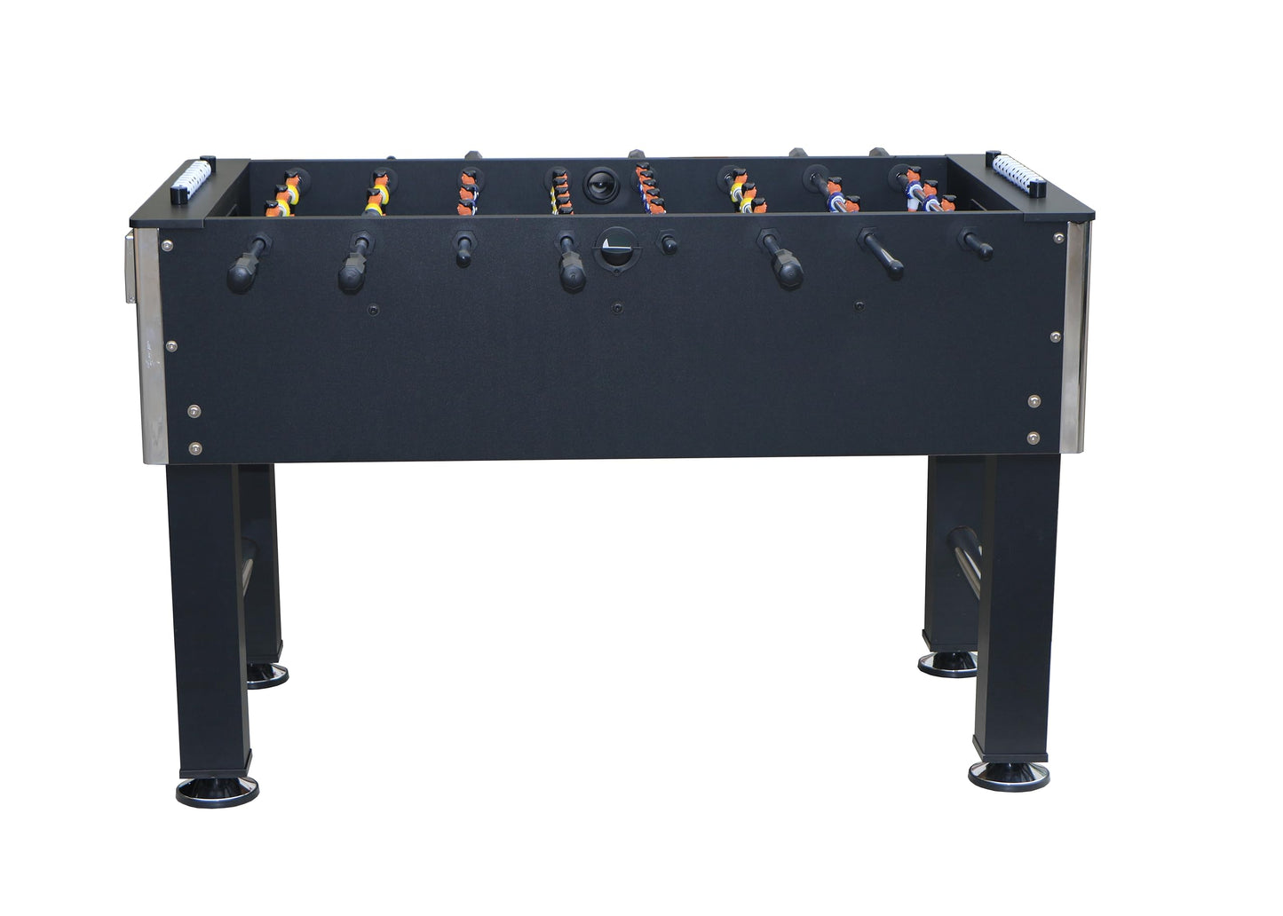 Foosball Table, 54.5'' Home Arcade Table Soccer with 4 Balls and 2 Cup Holders, Competition Foosball Table Set for Family Game Room, Adult Rrec Room, Basements or Bar - WoodArtSupply