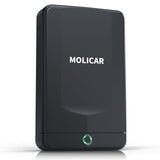 MOLICAR Car Gun Safe, Small Biometric Gun Safe for Handgun, Portable Fingerprint Quick Access Pistol Safe, Gun Lock Box for Car Under Seat Nightstand MOLICAR