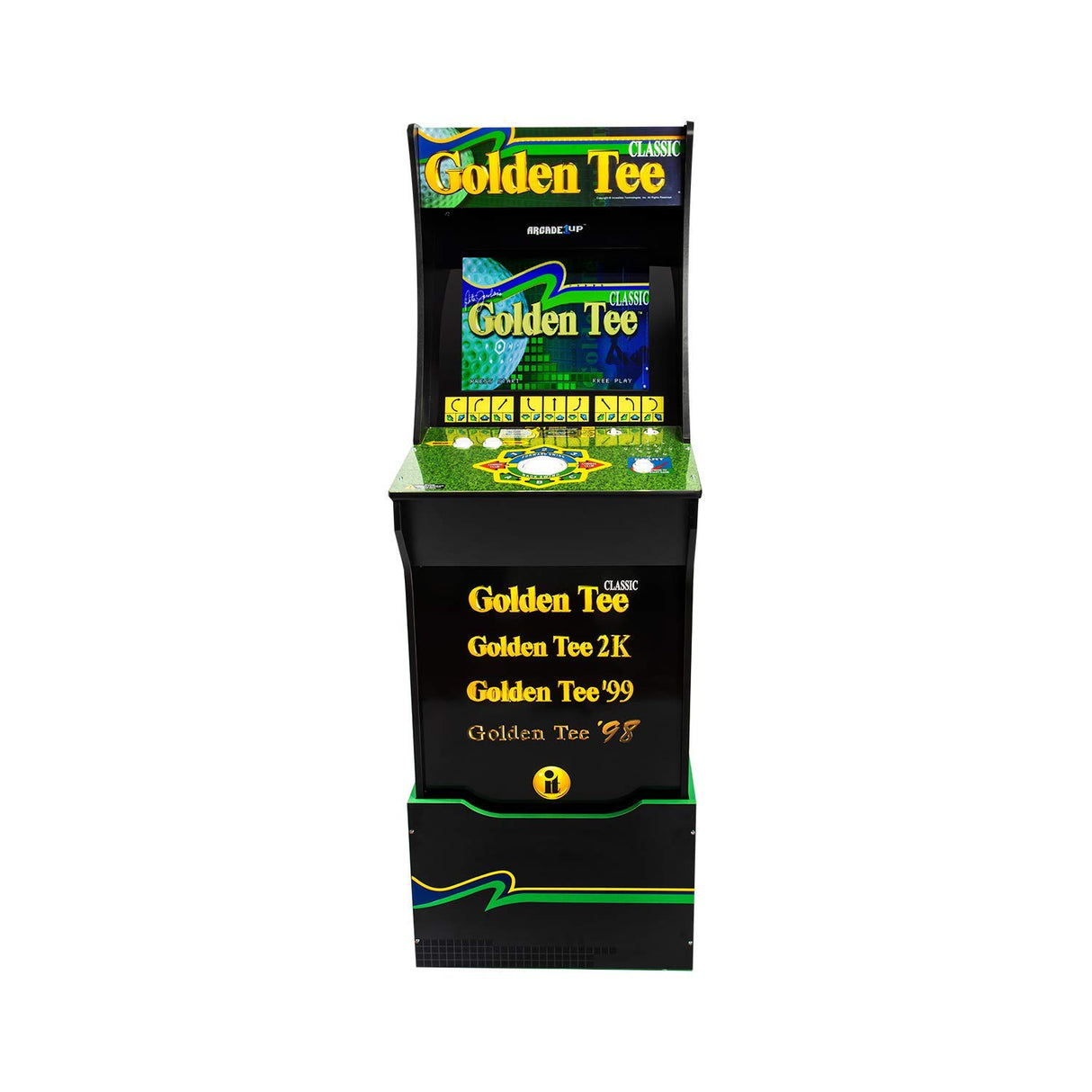 Arcade 1Up Golden Tee Classic Arcade with Riser, 5ft ARCADE1UP
